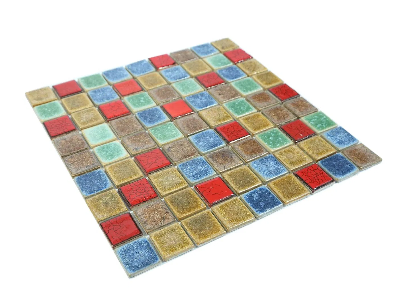 Good Price Blue 3D Wall Panel Blue Tile for Swimming Pool PCS Bathroom Floor Tiles Exhibition