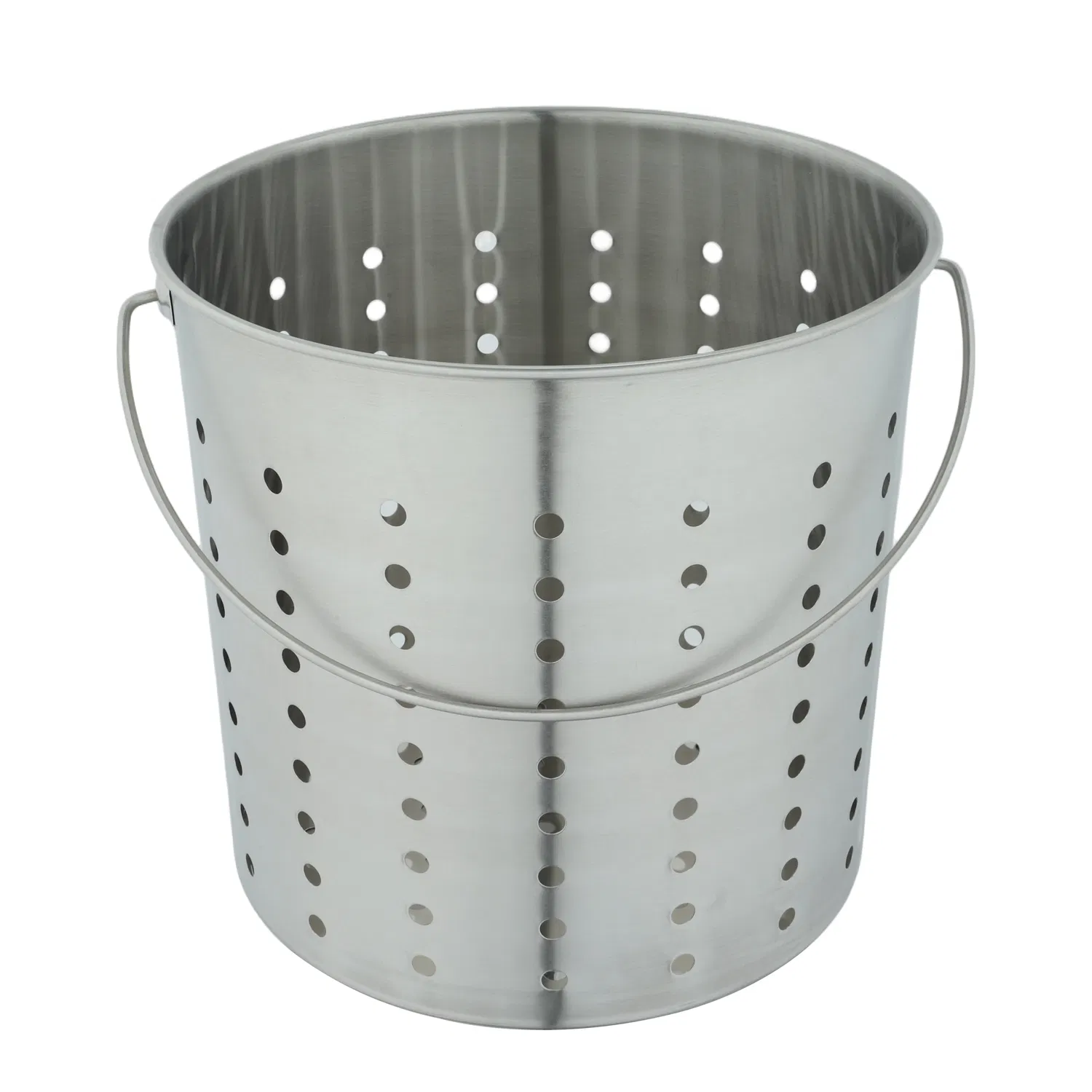 Jiangmen Factory Stainless Steel Turkey Fryer Kit Cooking Pot with Steamer Basket