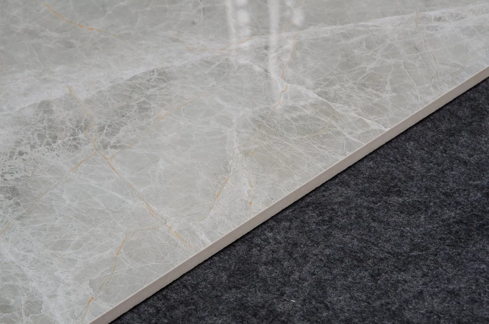 Foshan Top Quality Living Room Porcelain Glazed Marble Tiles Floors 600X600mm Selections Grey Ceramic Floor Tile
