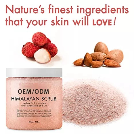 Wholesale Body Scrub Deep Cleansing Moisturize Oil Whitening Himalayan Salt Body Scrub