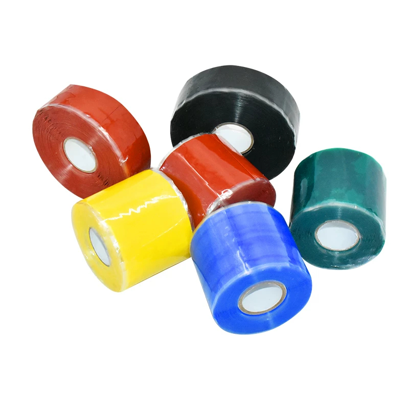 Waterproof Insulation Self Amalgamating Tape Silicone Rubber Self Fusing Tape for Sealing Pipes, Hose Repair, Electrical Cables