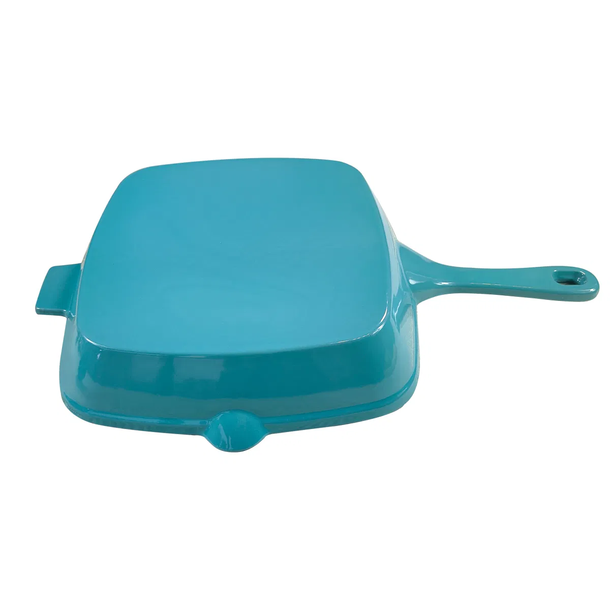 Cast Iron Steak Skillet Frying Pan and Griddle Plate Enamel Cookware Durable Metal Material