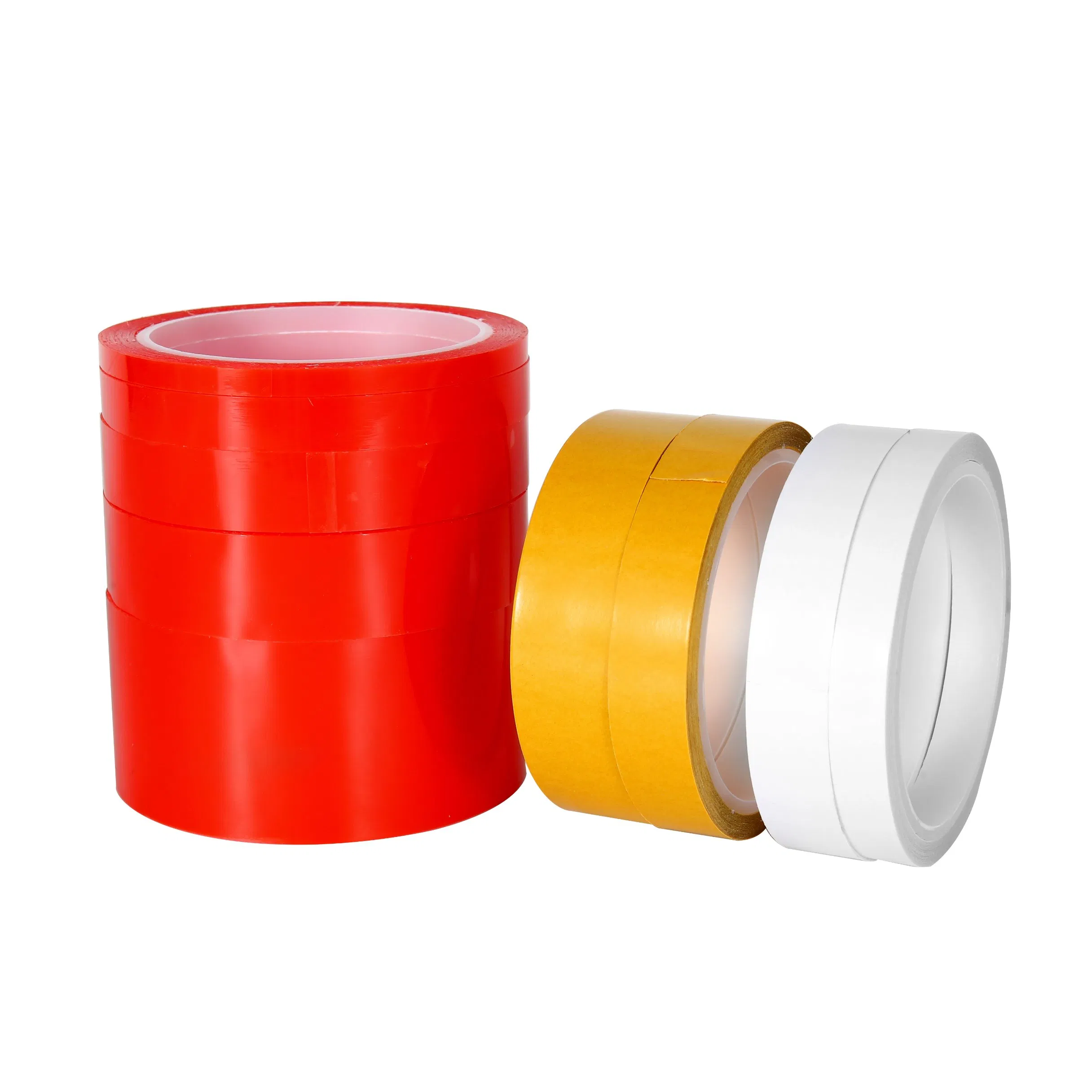 Hot Sale Polyester Tape Red Film Double Sided Sticky PET Tape