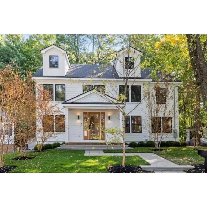 Low Cost Modern Luxury Design Multi-Story Prefabricated Steel Structure House Customized Fast Install Villas Townhouse Building