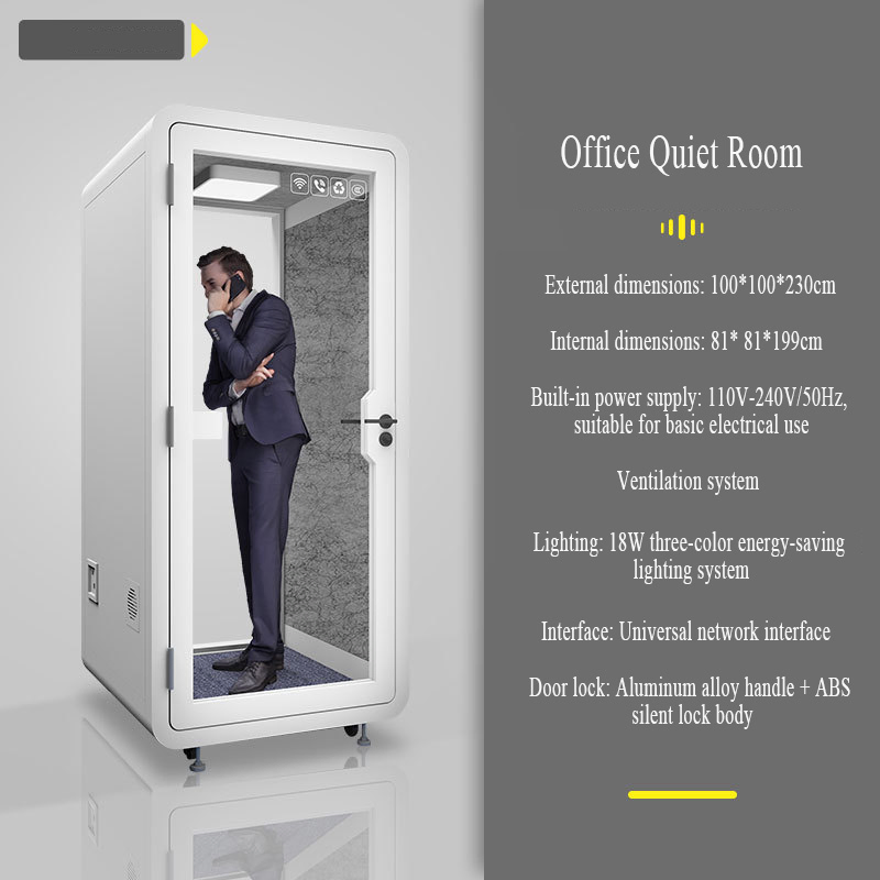 Soundproof Cabin for Private Calls and Video Conferences in The Office