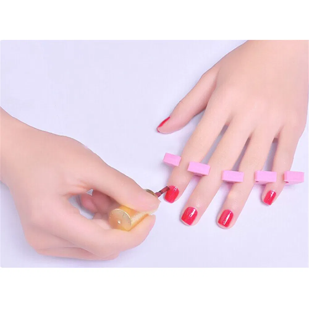 Professional Manicure Pedicure Tool Toe Separators Soft Foam Bulk Nail Salon Pedi Dividers EVA Nail Separator/Finger Separator