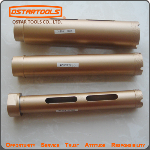 Diamond Core Drill Bit Set Wet Use and Dry Use Hole Saw