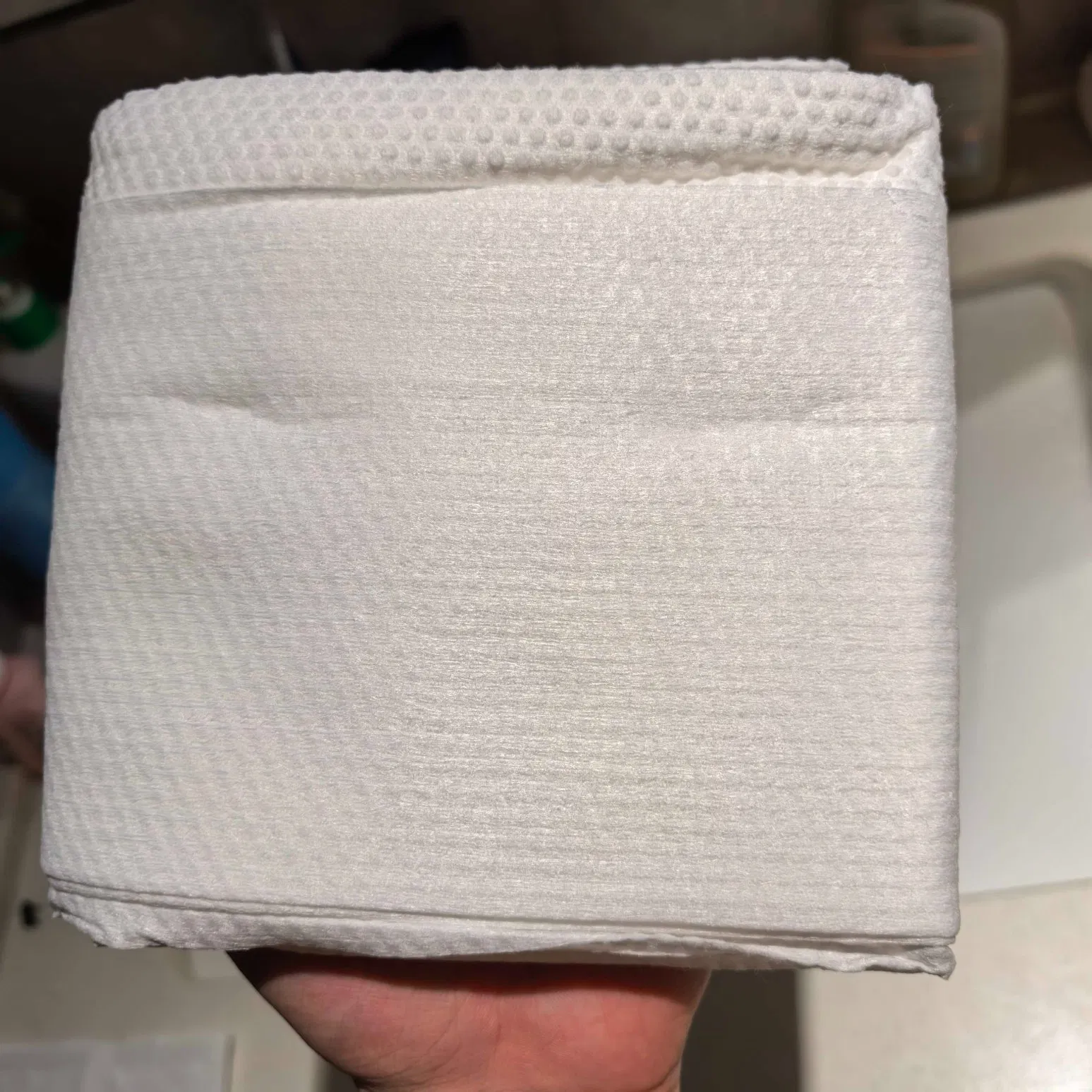 Bath Towels Wholesale OEM Custom Logo White Disposable Cotton Soft Towel