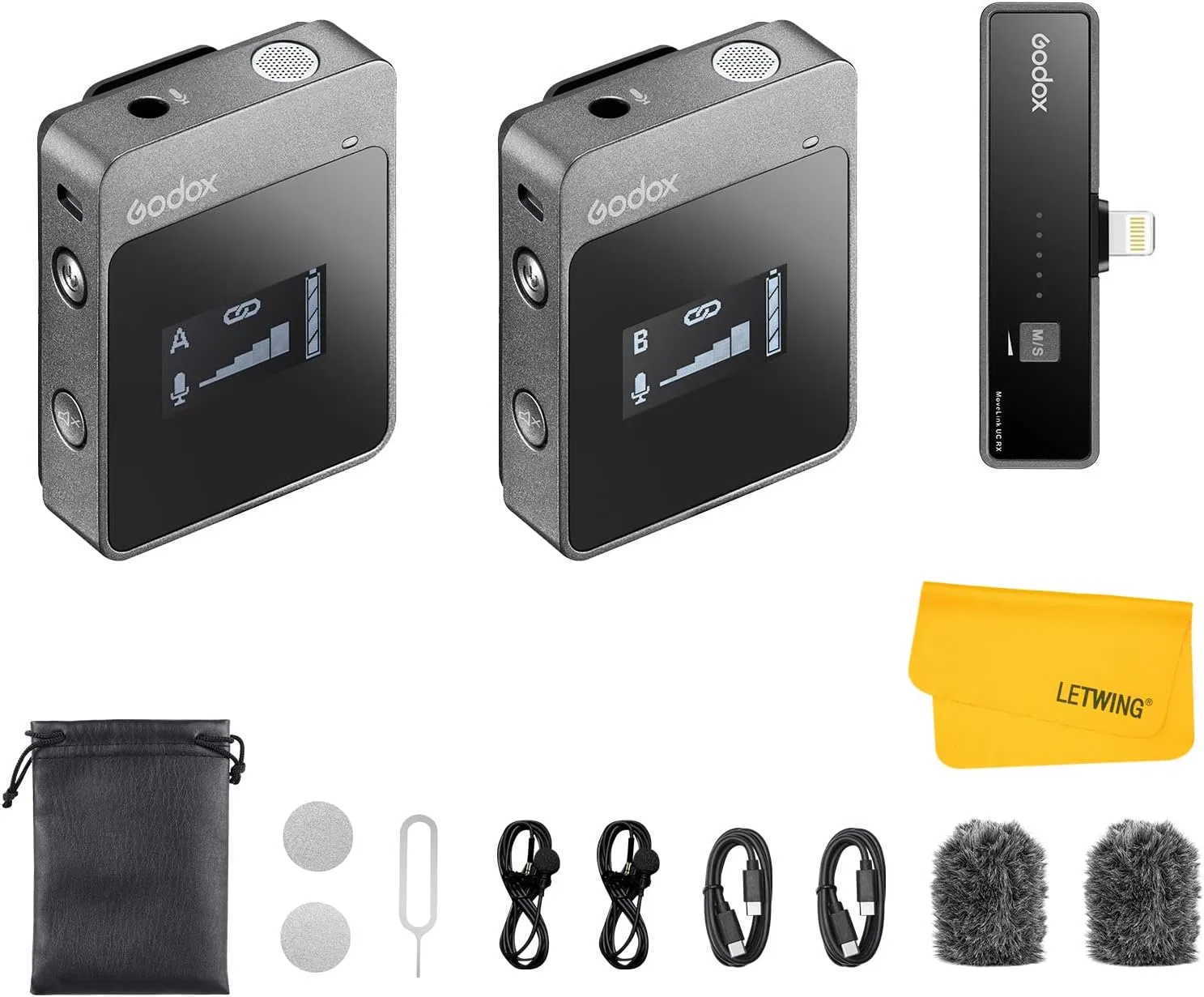 Петличный микрофон Godox Movelink LT2