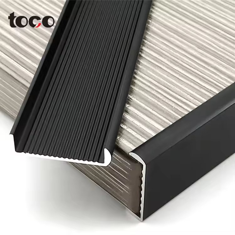 Easy Installed Square Edge Banding Aluminum Alloy Profile Tile Trim