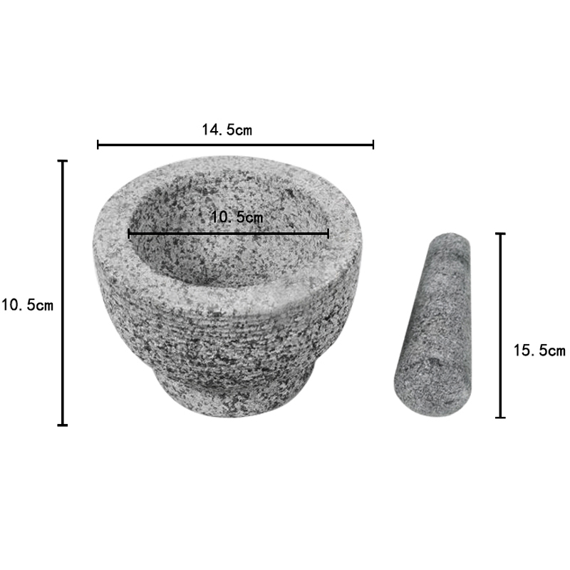 Гранитная ступка и пестик Cookwin 14.5x10.5 см