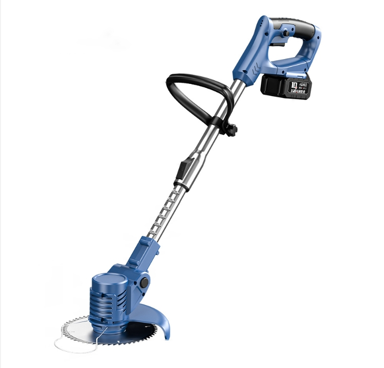 500W Brushless Motor Hand Push Lawn Mower Electric Grass Trimmer Machine Brush Cutter with Wheels for Garden