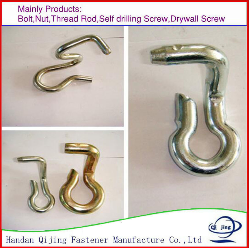 Galvanized Forged Carbon Steel U Shape Clip/U Clip Hook for Concrete Wall Forms