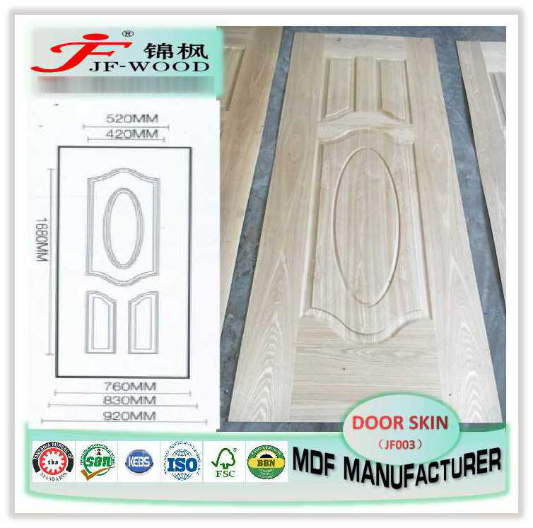 Veneer or Melamine Faced Doorskin