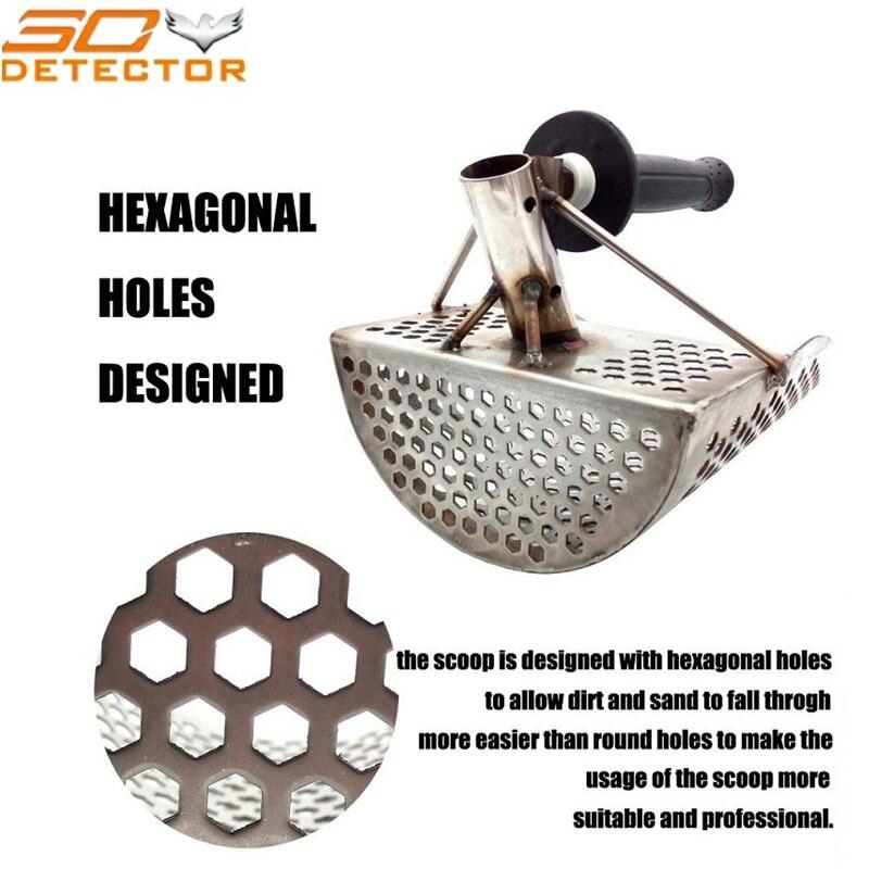 Metal Detecting Tool Stainless Steel Sand Scoop Metal Detector Sand Scoop