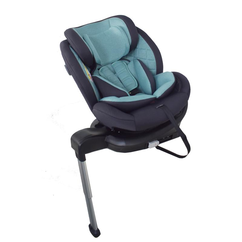 Blow Molding Support Leg Portable Isofix Baby Car Seat with 360-Degree Rotation