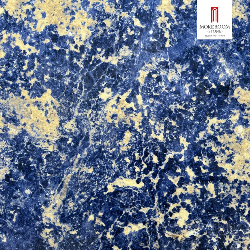 Laminated Porcelain Slab Bolivia Blue Marble Look for Luxury Villa Feature Walls