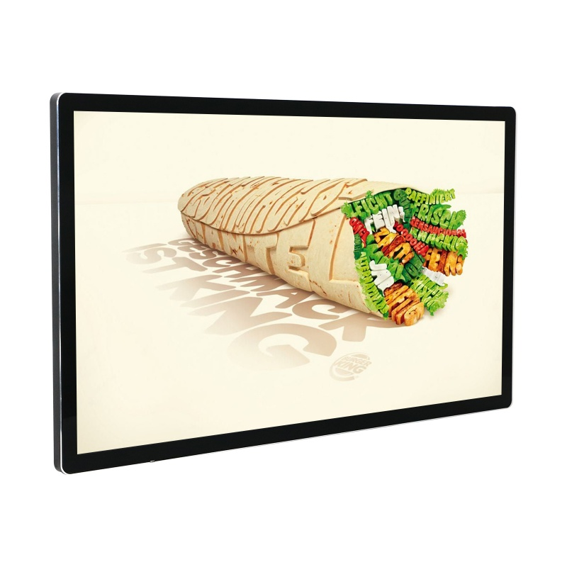 55 Inch Digital Signage Kiosk Wall Mount Advertising Display