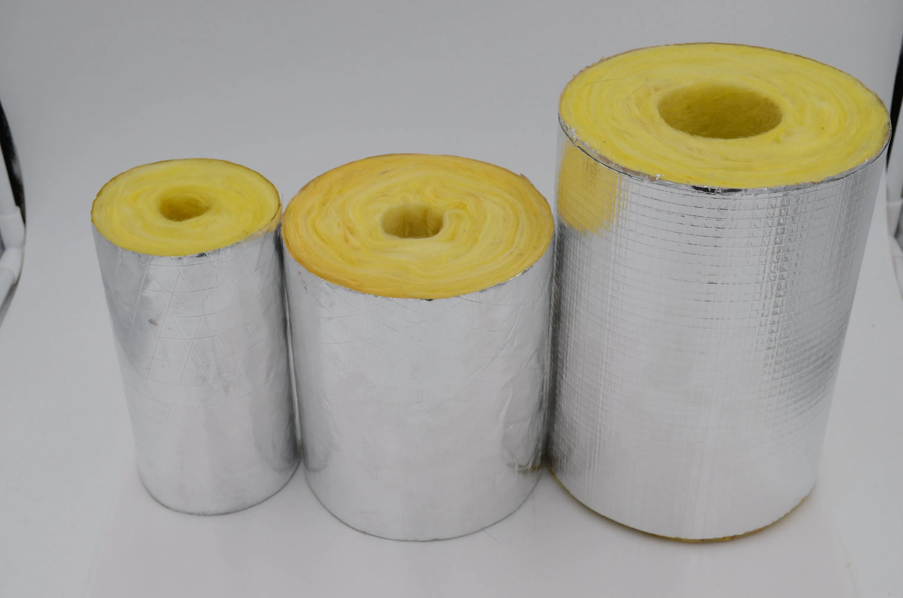 Good Quality Glass Wool Pipe Covered Fsk Aluminum Foil Facing