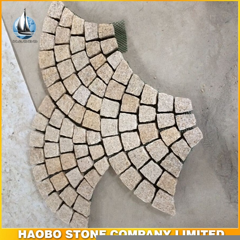 Natural Granite Cube Stone for Garden or Landscape Project
