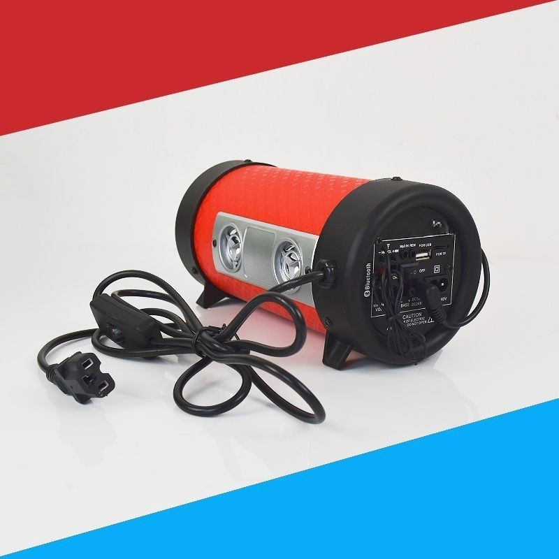New Product Subwoofer Heavy Cylinder Bucket Wireless Bluetooth Speaker Motorcycle Audio