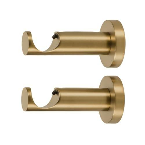 Factory Wholesale Accessories Decorative Triple Bracket Art Deco Ceiling Mount Curtain Rod Brackets