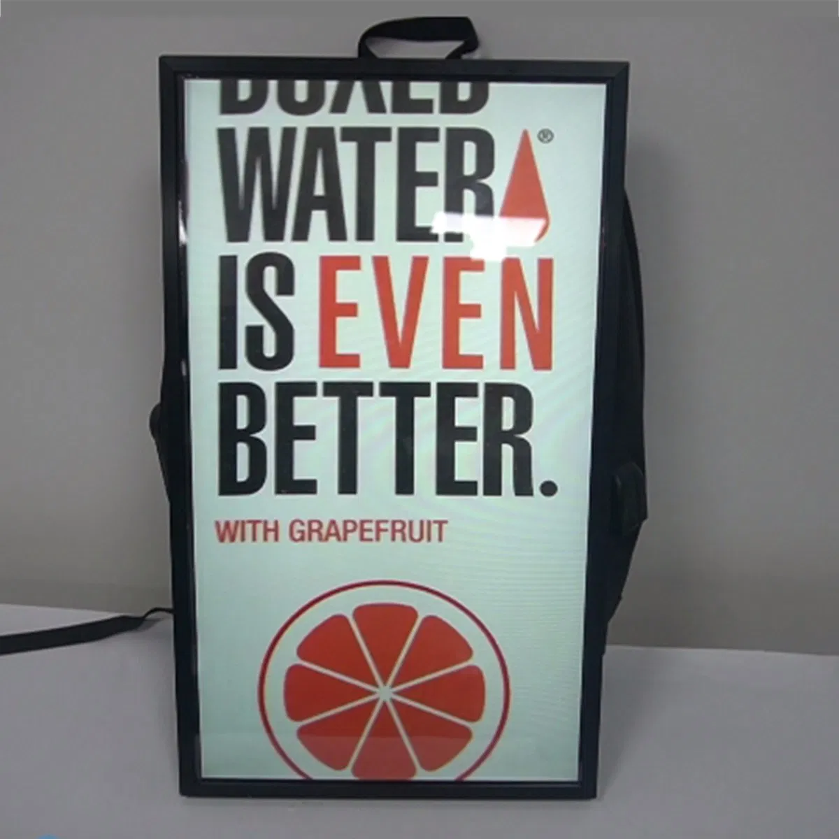 Hot Selling 21.5 / 32 Inch LED LCD Backpack Banner Advertising Signage Exhibition Stand Display Digital Advertising Player Human Walking LCD Display Billboard