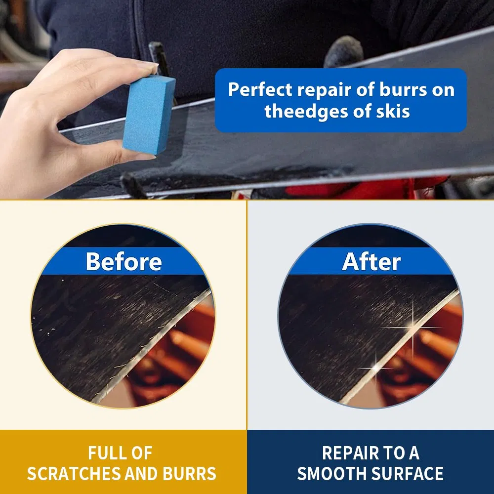 Gummy Rubber Abrasive Block Rubber Gummy Stone for Ski Edge and Snowboard Removed Rust Burrs Grinidng Stone