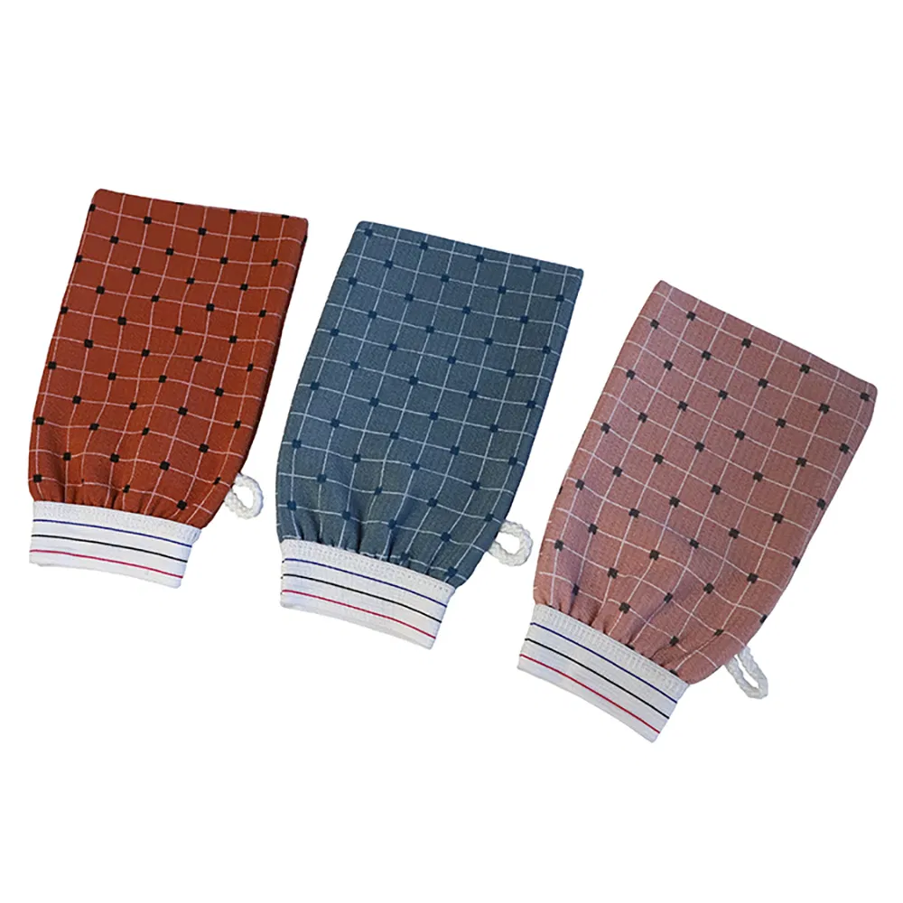Body Exfoliator Glove SPA Gloves Wash Skin Bath Scrub Mitt Loofah Exfoliating Gloves Face