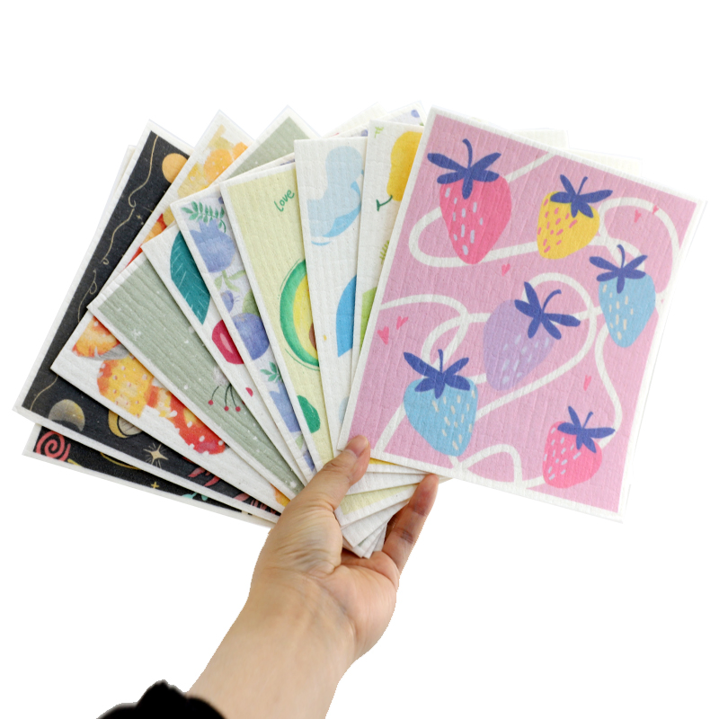 Reusable Quick Drying Germany Cellulose Dish Cloths Kitchen Cleaning Cloths
