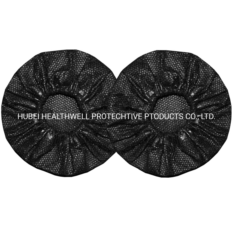 Non Woven Disposable Hygienic Sanitary Black Customized Earmuff Cover