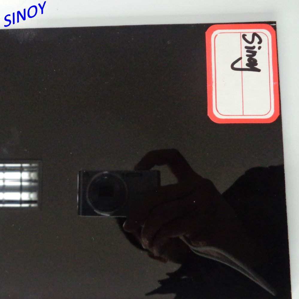 Ral9005 Classic Black Painted Glass