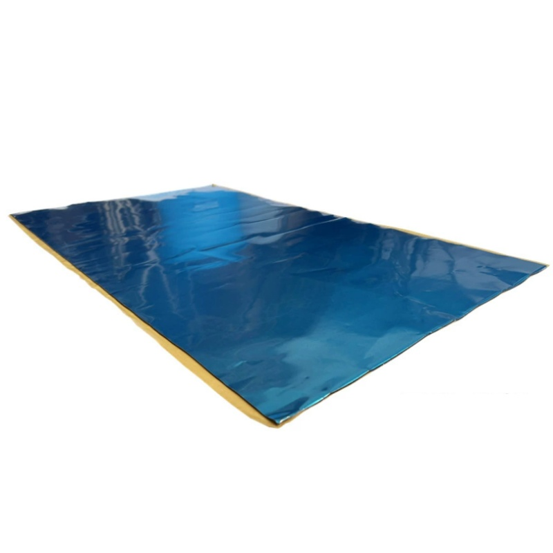 2.5mm Customizing Single Side Car Heat Insulation Cotton Foam Sound Absorption Deadener Mat Butyl Sound Deadener Pad