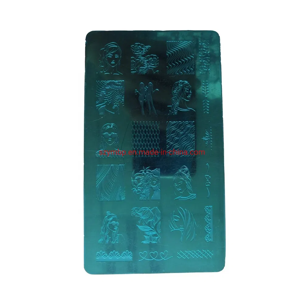 Manufacturer Customized Muti-Style Pattern Metal Nail Stamping Plate
