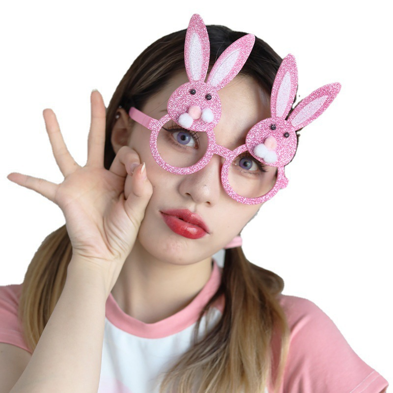 Cute Bunny Themed Party Glasses for Fun Celebrations