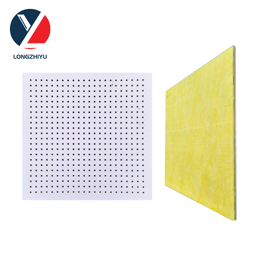 Building Material Hospital Ceiling Calcium Silicate Perforated Composite Sound-Absorbing Board