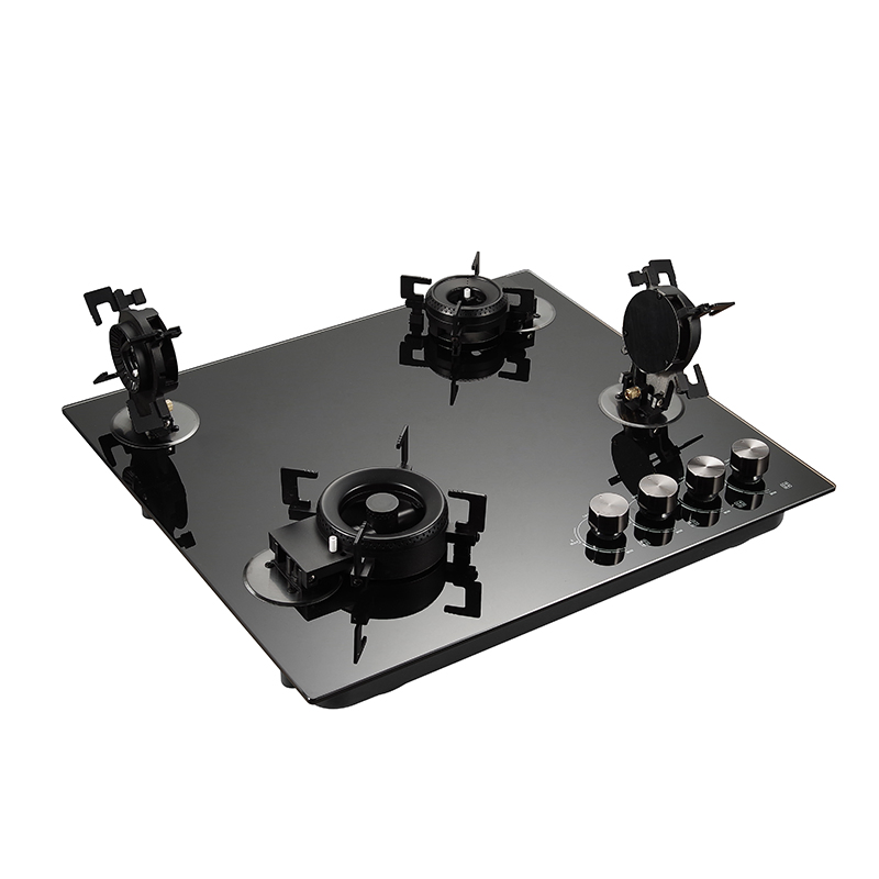 The Premium 4-Burner Gas Stove Provides Custom Panels with Adjustable Flames and Safety Certifications as a Key Home Appliance