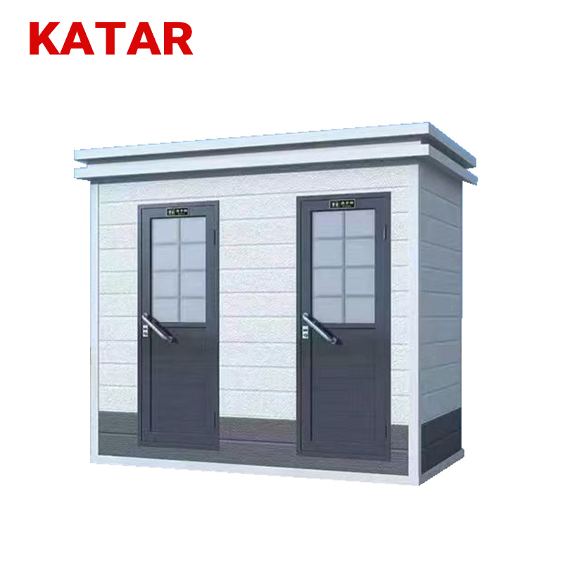 Single Ready Made Site Temporary Resued Public Mobile Bathroom Sanitary Portable Toilet