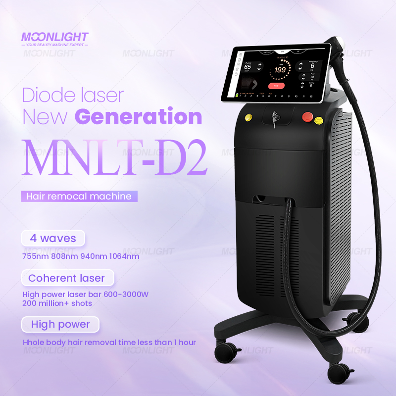 Promotion Android Software Facial Ice Laser Diodo Hair Removal Machine Diode for Beauty Salon