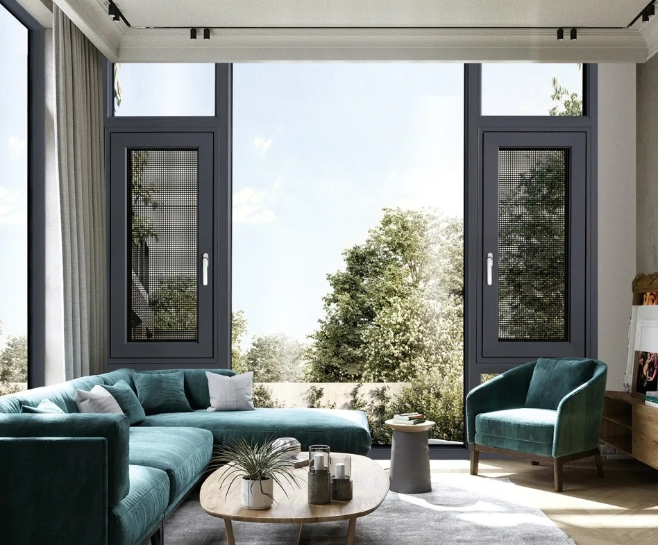 Tangible Benefits Large More Beauty Glass Window Heat Insultion Aluminum Use Good Window