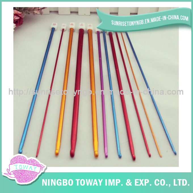 Hand Knitting Colorful Aluminum Crochet Hooks