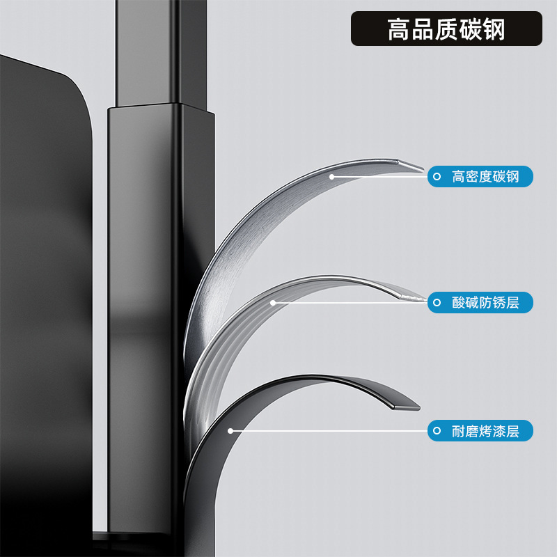 Double-Layer Metal Sink Storage Rack Layered Storage and Organization Rack