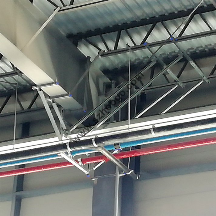 Galvanized Unistrut Bracing Strut Channel Seismic Bracing Sway Bracket