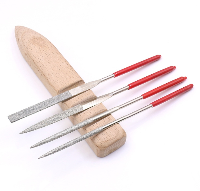 Hand Tool - 6PCS Needle File with Double Color Handle