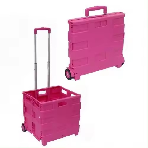 Promotional Gift Plastic Handy Foldable Shopping Cart