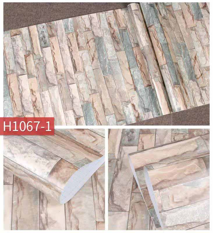 Обои самоклеящиеся Jinyi H1063 под камень, 45см x 10м