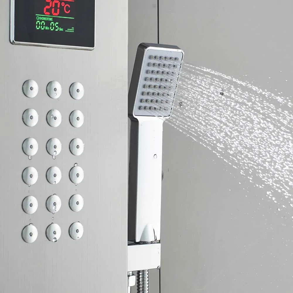 Upc Wall Mounted Rain Shower Faucet Set Panel Grifo
