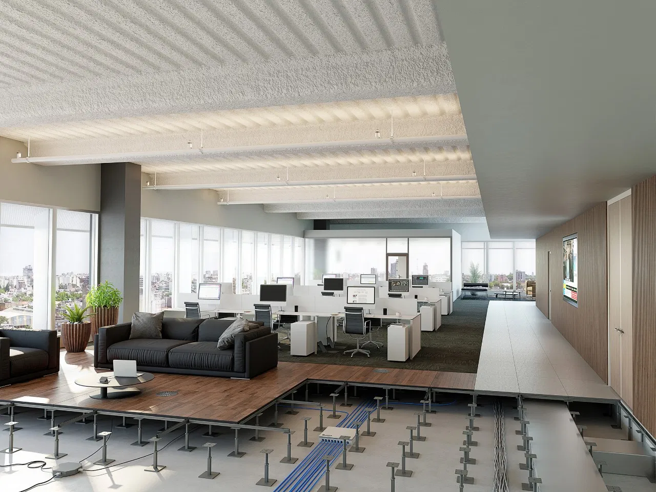 Premium HPL Anti-Static Flooring Solutions for Data Centers