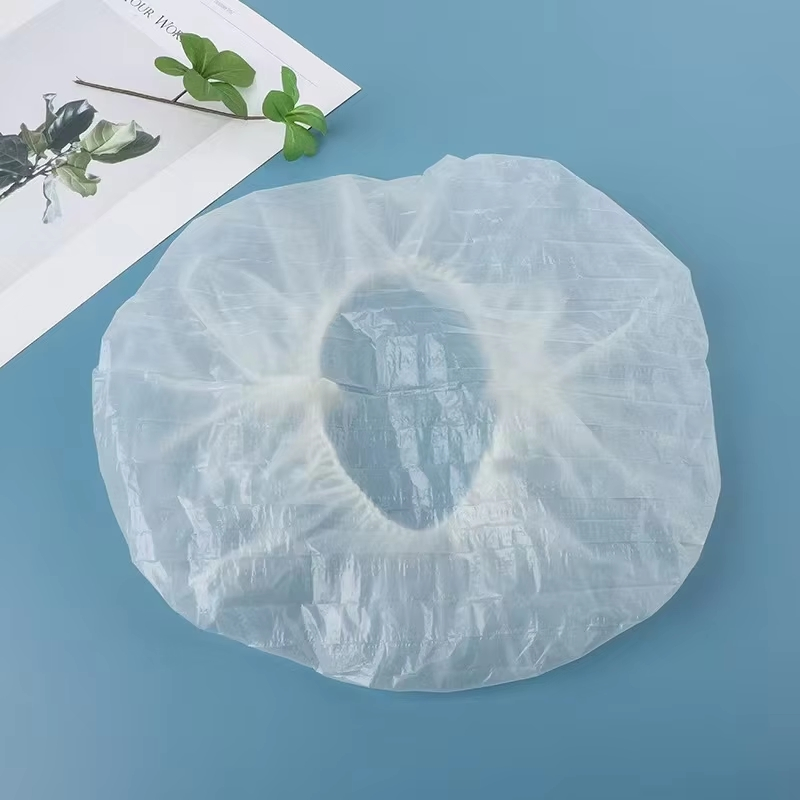 Eco Friendly Cornstarch Hotel Shower Cap Disposable Waterproof Bath Cap