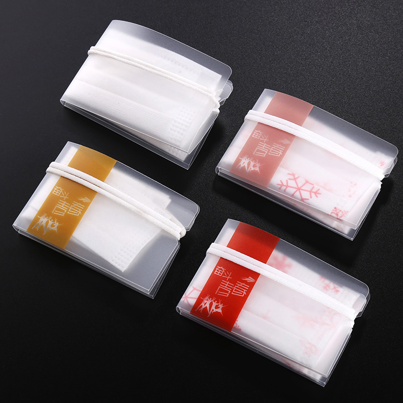 Hot Sale High Quality Face Mask Storage Elastic Closure Folder for Household Equipment